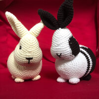 Thú móc len thỏ con dễ thương