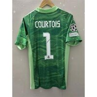 Thủ môn Real Madrid 21-22 COURTOIS Áo bóng đá cổ điển chất lượng hàng đầu Áo thun tùy chỉnh Áo bóng đá