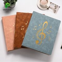 Thư mục tập tin bảng nhạc Piano ORNOOU, Thư mục điểm nhạc lá rời linh hoạt có thể ghi được, Thư mục hợp xướng 20 trang có thể tháo rời Phù hợp với kích thước chữ cái A4 Bản thảo kẹp nhạc