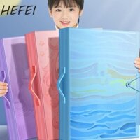 Thư mục tập tin giấy HEFEI a3, Album ảnh tranh chống nứt dung lượng cao, Thiết kế khóa văn phòng phẩm Thư mục tranh nghệ thuật chống nước trong suốt dành cho sinh viên