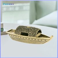 Thu Nhỏ Thuyền Trang Trí Ca nô Mô Hình Sáng Tạo Kích Thước Nhỏ Retro Nhân Tạo Thuyền Mô Hình Đốt Cho Quà Tặng