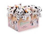 Thú nhồi bông 12x12x25cm | Nici Germany | Bóp viết thú bông NICI Pouchimals chó đốm, mèo tam thể, thỏ con - 61267