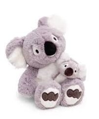 Thú nhồi bông 30cm 61717 |NICI Germany gấu Koala Barry mẹ & bé GO GREEN
