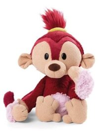 Thú nhồi bông 35cm khỉ con Nici Germany | plush Tuula monkey Wild friends Zoo WF Green 48959