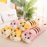 THÚ NHỒI BÔNG 60CM GẤU BÔNG HỔ NẰM CỌP VẰN CAO CẤP GIÁ RẺ VẢI RẤT MỊN ĐẸP