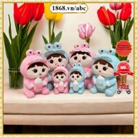 Thú Nhồi Bông Búp Bê Doll Ôm Bình Sữa Cosplay Khủng Long Nhỏ Nhắn Xinh Xắn Cao Cấp gaubonghaxuanquang Shop