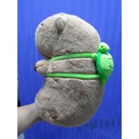 Thú nhồi bông capybara đeo rùa con