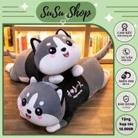 Thú nhồi bông co mèo dễ thương đáng yêu siêu to , gấu bông, gối ôm hình, bông trắng tinh khiết cao cấp