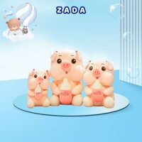 Thú Nhồi Bông Con Heo Ôm Bình Sữa Dễ Thương ZADA