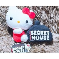 Thú nhồi bông/ Gấu bông Hello Kitty cosplay ôm ngôi nhà SECRET HOUSE - Hàng chính hãng Sanrio Nhật full tag 💞💞💞