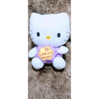 Thú nhồi bông/ Gấu bông Hello Kitty cosplay ôm hoa tím đáng yêu 🌸🌸🌸🌺🌺🌺