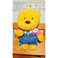 Thú nhồi bông/ Gấu bông Nhân vật Pooh chính hãng Disney cosplay trang phục cao bồi dễ thương (có thể tháo rời)