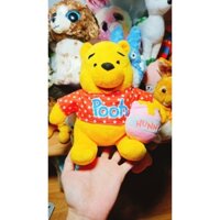 Thú nhồi bông/ Gấu bông Nhân vật Pooh ôm hũ mật ong Hunny - Hàng chính hãng Disney