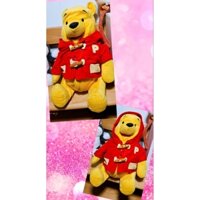 Thú nhồi bông/ Gấu bông Pooh Disney cosplay áo bedmington (có thể tháo rời) - Hàng chính hãng Nhật Disney 💕💕💕