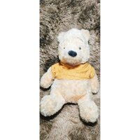 Thú nhồi bông/ Gấu bông Pooh Disney lông xù cosplay áo vàng phiên bản giới hạn limited - Hàng chính hãng Nhật 💕💕💕