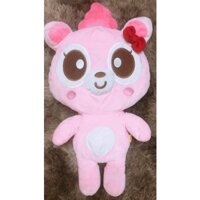 Thú nhồi bông/ Gấu bông thỏ UNQBEAR má hồng nơ đỏ đáng yêu siêu to - Hàng chính hãng