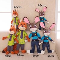 Thú Nhồi Bông Hình Cáo Judy Dễ Thương 40CM 50CM 60CM