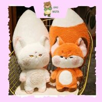 Thú Nhồi Bông Hình Chú Cáo Nhỏ Đuôi Dài Dễ Thương NUTA Màu Cam