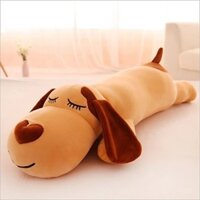 Thú Nhồi Bông Hình Chú Chó Mũi Tim Đang Ngủ Dễ Thương