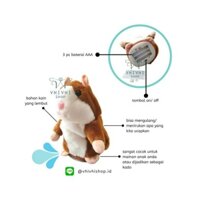 Thú Nhồi Bông Hình Chuột Hamster Biết Nói Dễ Thương
