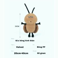 Thú nhồi bông hình con gián ngộ nghĩnh L'amour Gifts Gián bông, gấu bông ngộ nghĩnh, gấu bông hình gián, gián buồn ngủ