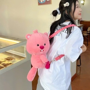 Thú nhồi bông hình hải ly Loopy - màu hồng (2-6 tuổi)