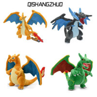 Thú Nhồi Bông Hình Pokemon XY Rayquaza Charizard Mega 21-25cm Mềm Mại