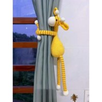 Thú nhồi bông hươu cao cổ x báo hồng pink panther trang trí rèm cửa Healing