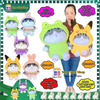 THÚ NHỒI BÔNG MÈO COSPLAY SIÊU CƯNG ÔM NGỦ RẤT MỀM - GỐI ÔM HÌNH CON MÈO COSPLAY [GIAO NHANH]
