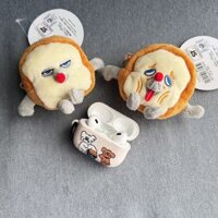 Thú nhồi bông móc khóa chuột đầu bếp hài hước trộm bánh mì hoạt hình Móc treo túi xách