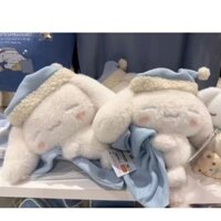 Thú Nhồi Bông Sanrio Cinnamoroll - Mũ Ngủ Ngọt Ngào & Búp Bê An Ủi (Quà Sinh Nhật Dễ Thương Cao Cấp)