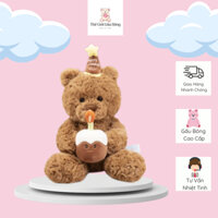 Thú Nhồi Bông Teddy Hình Ôm Bánh Sinh Nhật Tặng Quà Sinh Nhật Cho Bé