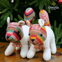 Thú Nhồi Bông Thổ Cẩm Thủ Công Dân Tộc Thái - CHAUSA Brocade Sóc thổ cẩm thủ công, đồ chơi thú nhồi bông thủ công