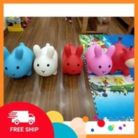 Thú nhún bơm hơi / đồ chơi thú nhún {hàng cao cấp loại 1} không mùi cao su bé thỏa sức nhún nhảy bé thích mê