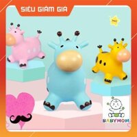 Thú nhún bơm hơi / đồ chơi thú nhún {hàng cao cấp loại 1} không mùi cao su bé thỏa sức nhún nhảy