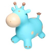 Thú nhún bơm hơi hình hươu xanh biển