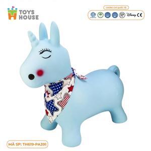 Thú nhún bơm hơi hình kỳ lân Toys House