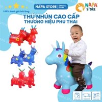 Thú Nhún Cao Cấp Cho Bé, Thú Nhún Bơm Hơi An Toàn Cho Bé Thương hiệu Phu Thai