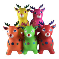 Thú nhún hình hươu, có nhạc cho bé (màu ngẫu nhiên)