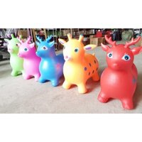 Thú Nhún Hươu , Chó , Bò Cỡ Đại cho bé yêu(Gửi hàng chưa bơm)