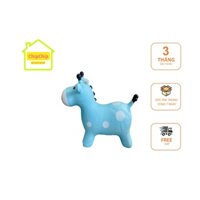 Thú nhún, Hươu nhún bơm hơi cao su cao cấp-Đồ chơi vận động cho bé từ 12 tháng tuổi