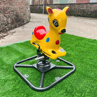 Thú nhún lò xo ngoài trời cho bé con Nai nhựa Composite TP2-040