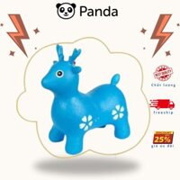 Thú nhún nhiều màu cho bé có nhạc chất liệu cao su siêu bền, thú nhún bơm hơi