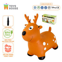 Thú nhún trẻ em cao cấp Toyshouse PA1012 - Tiêu chuẩn Xuất khẩu Mỹ ASTM và Châu Âu EN71- Đồ chơi vận động cho bé từ 8 tháng - Tuần lộc