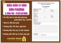 Thủ tục ly hôn đơn phương quận Bình Tân