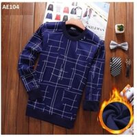 Thu Vốn Gấp - Áo len nam lót lông ấm đẹp siêu hot Q55 ' [ XẢ HÀNG ] * # " :