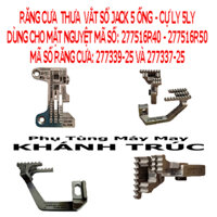 [THUA-5ly-JACK] Răng cưa THƯA máy Vắt sổ JACK 5 ống chỉ cự ly 5 ly máy may công nghiệp