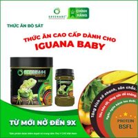 Thức ăn bò sát Iguana Baby - GREENABC dùng cho Rồng Nam Mỹ từ mới nở cho đến 9x giúp tăng kích thước, lên màu đẹp, phòng chống MBD, teo đuôi  Hộp 230g - Bột
