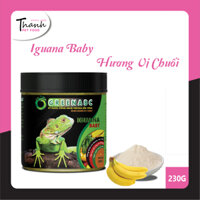 Thức ăn bò sát IGUANA BABY GREENABC BỔ SUNG CHUỐI – Hộp 230g - Rồng Nam Mỹ từ mới nở đến 9x