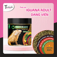 Thức ăn bò sát IGUANA TRƯỞNG THÀNH GREENABC DẠNG VIÊN - Hộp 360g - Rồng Nam Mỹ từ 1m trở lên